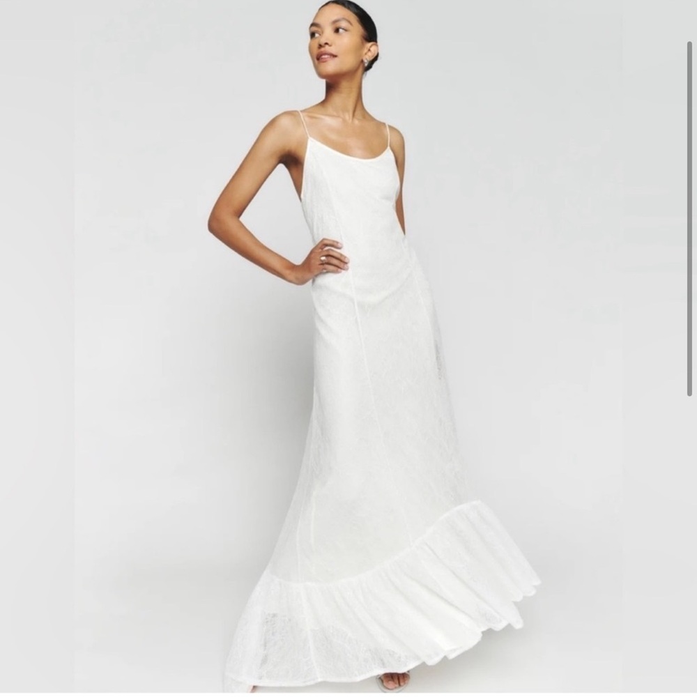 NWT Reformation Shae bridal Dress White Size 2